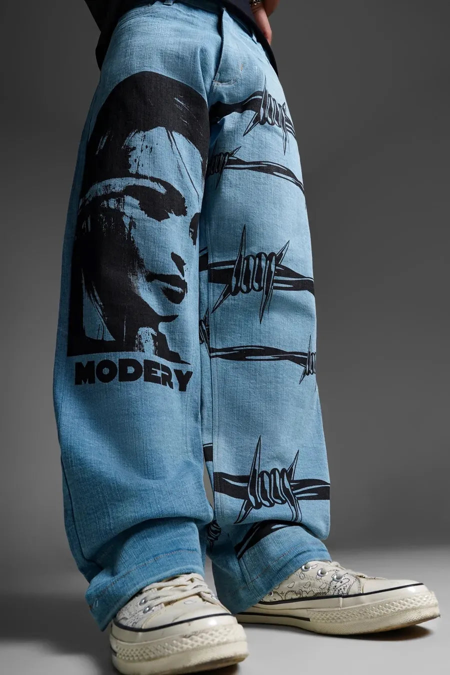 Fence Light Blue Denim Pant