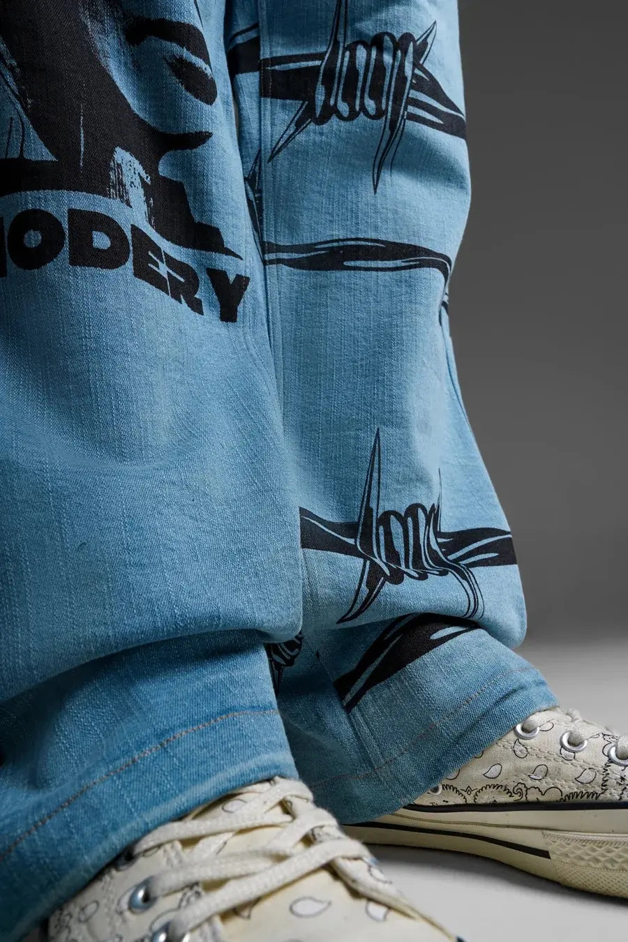 Fence Light Blue Denim Pant