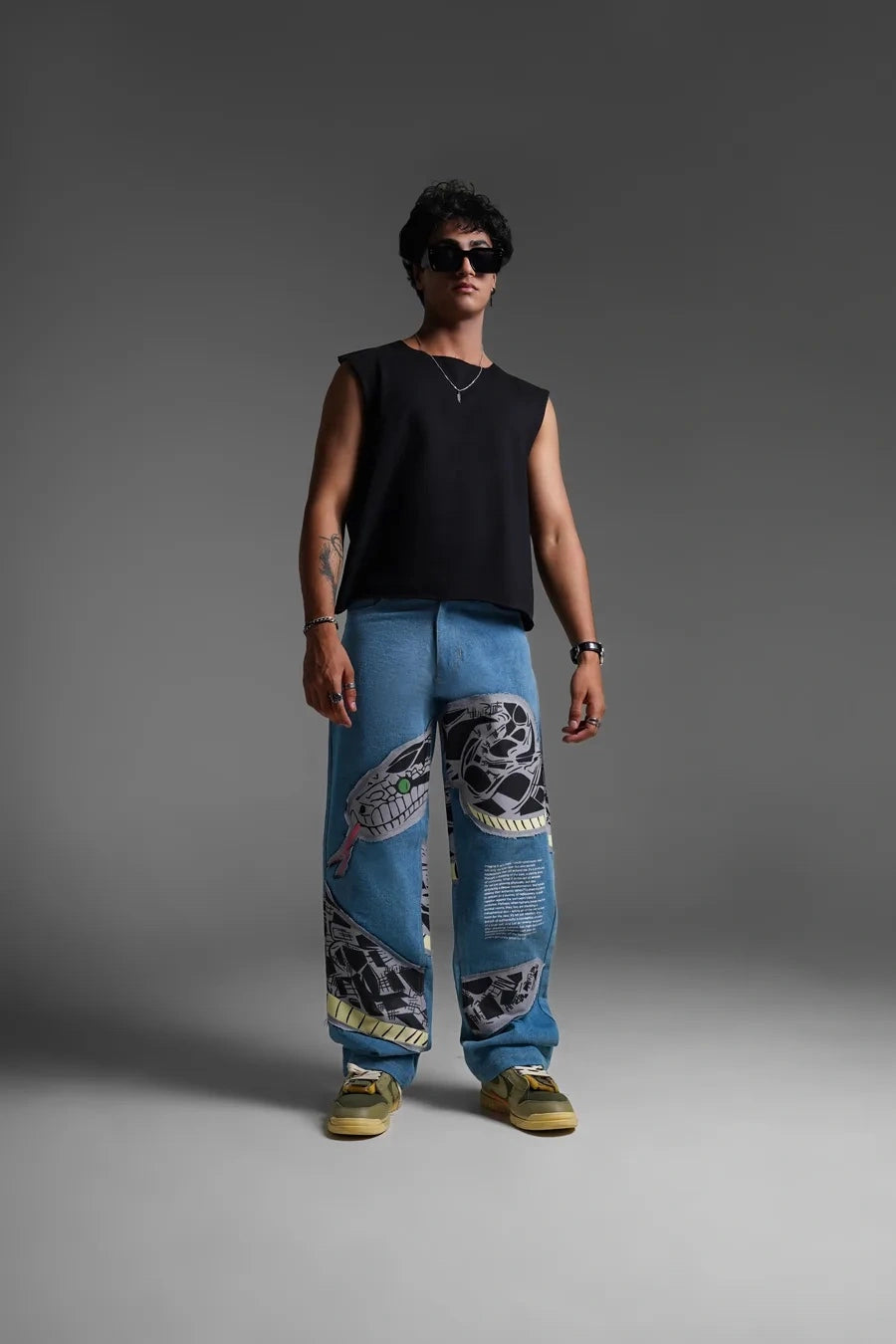 Serpentine Stitch Pants