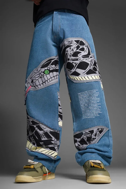 Serpentine Stitch Pants