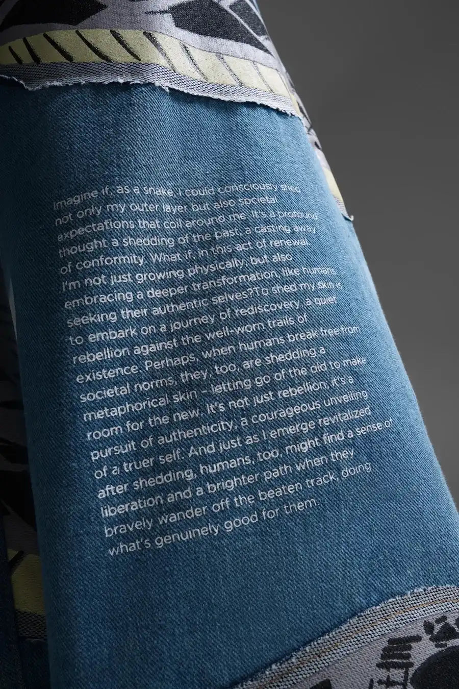 Serpentine Stitch Pants
