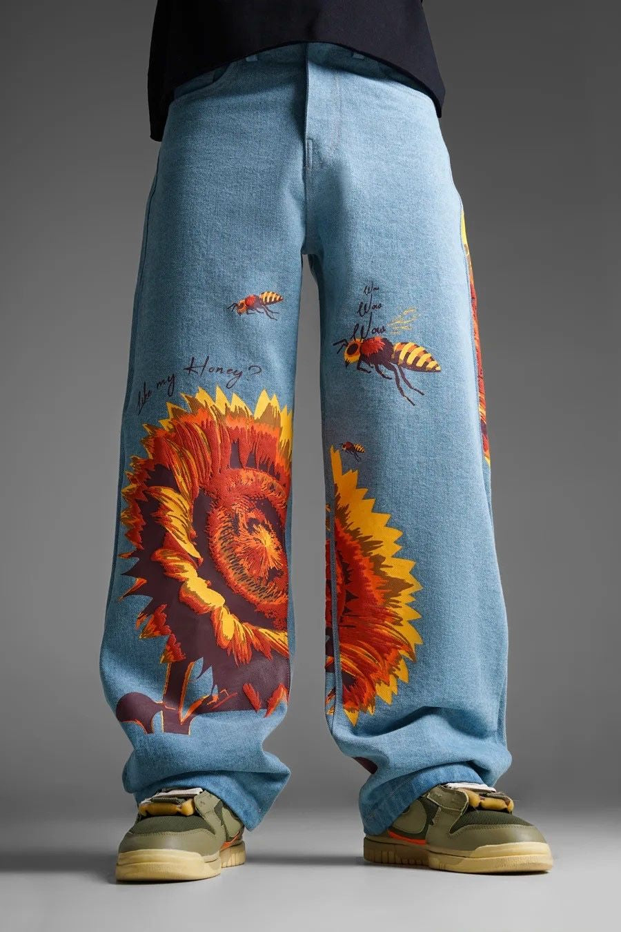 Sunflower Harmony Denim Pant – OWR