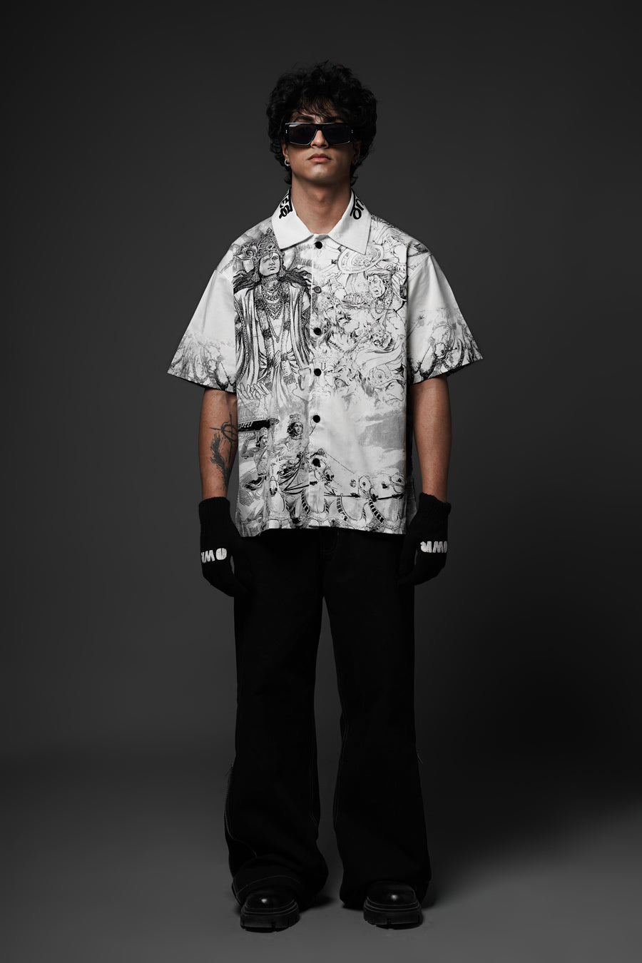 White Ranbhoomi Shirt