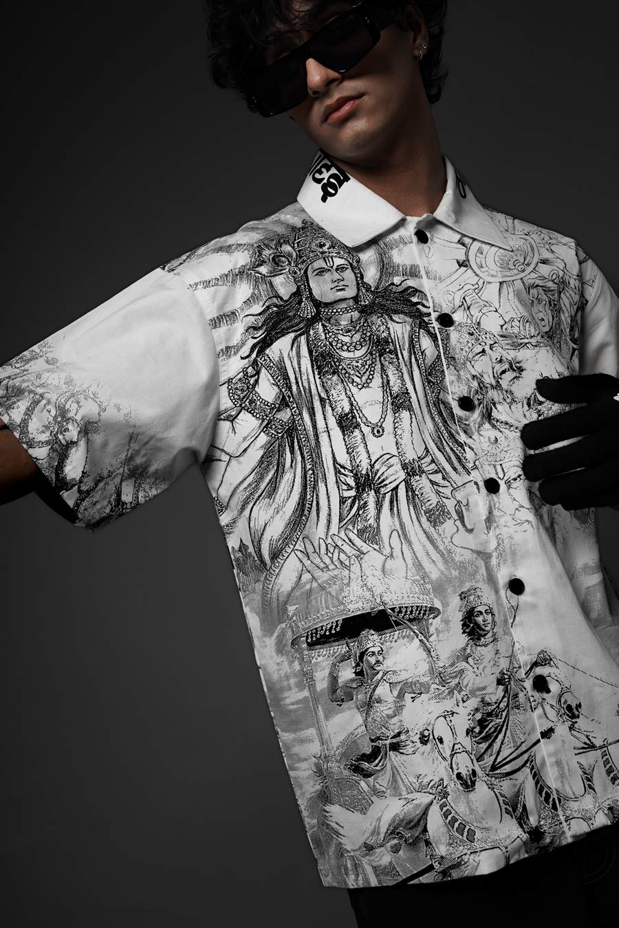 White Ranbhoomi Shirt