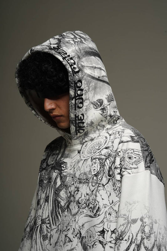 Sweatshirt White Ranbhoomi