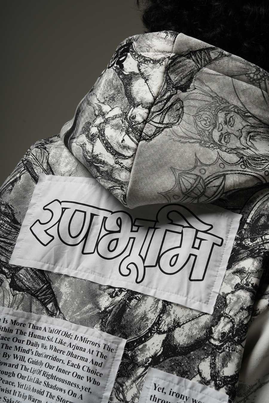 Sweatshirt White Ranbhoomi