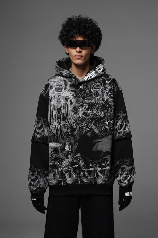 Sweatshirt Black Ranbhoomi