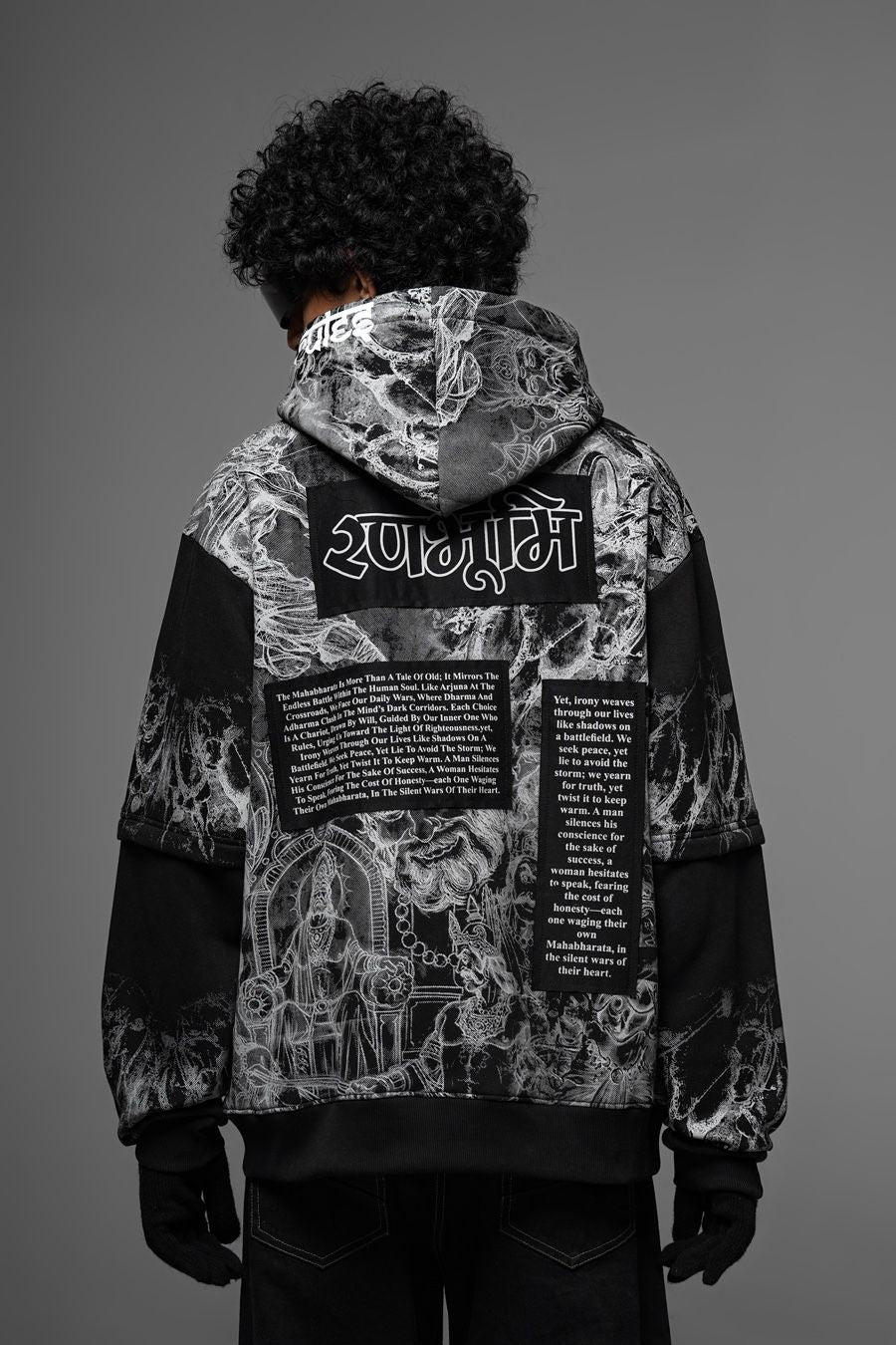 Sweatshirt Black Ranbhoomi