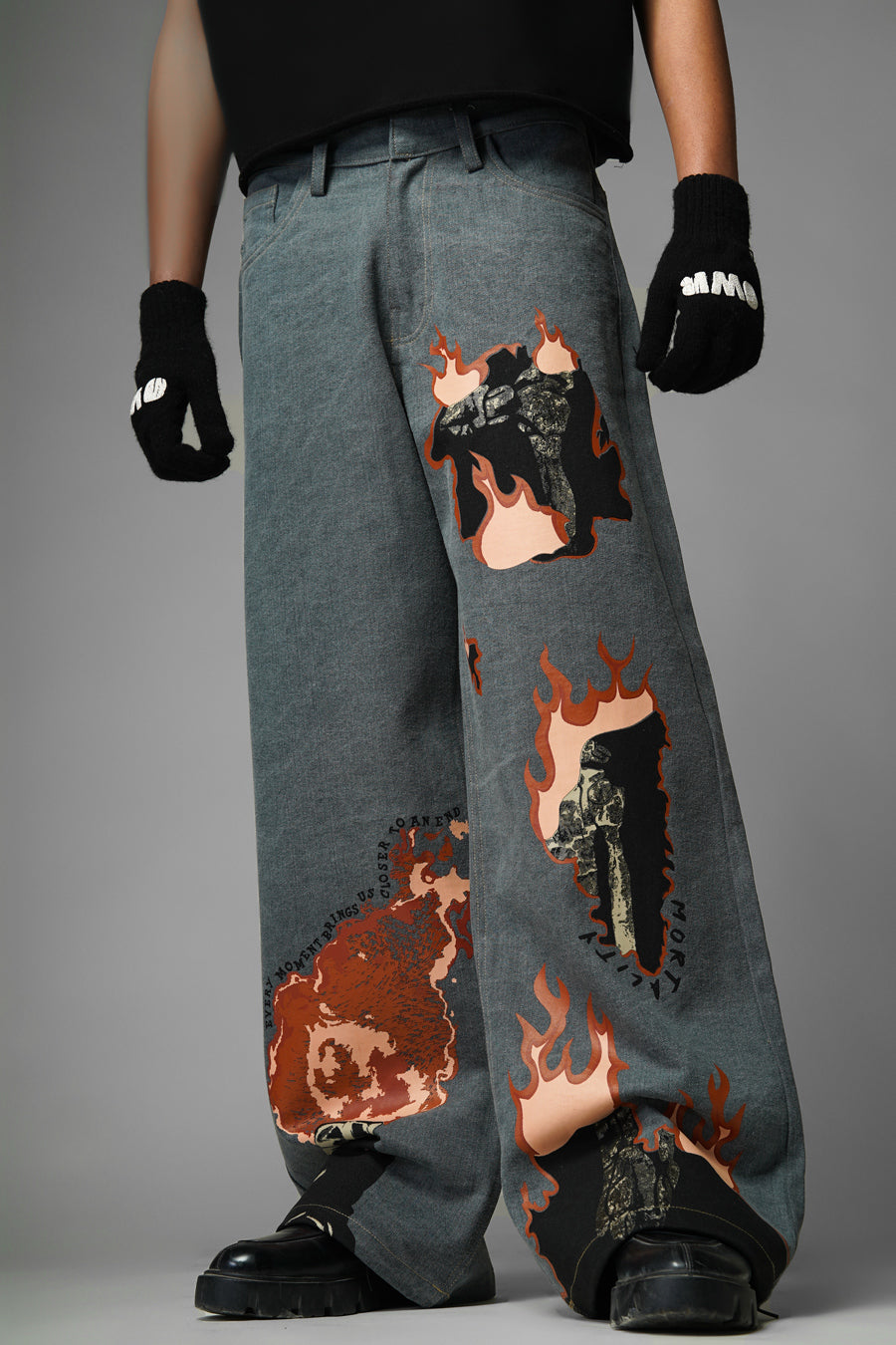 Mortality Grey Denims