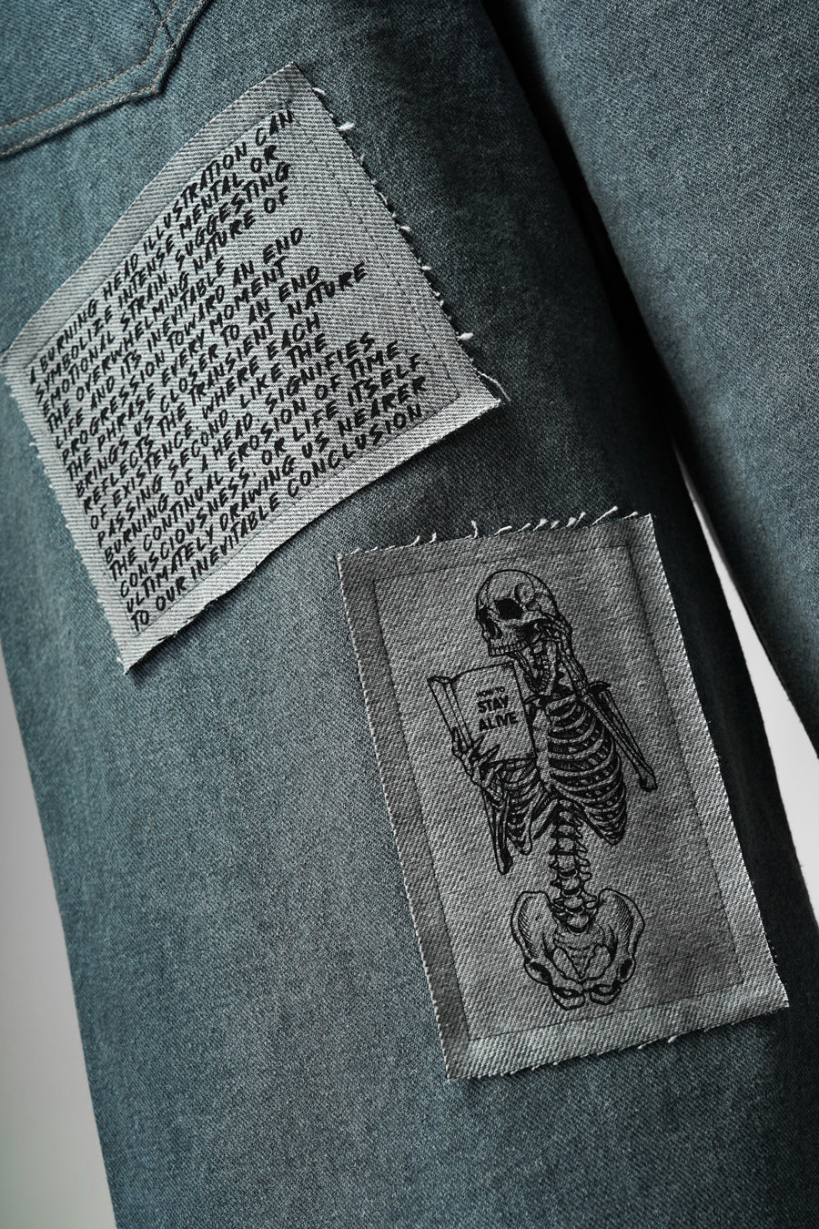 Mortality Grey Denims