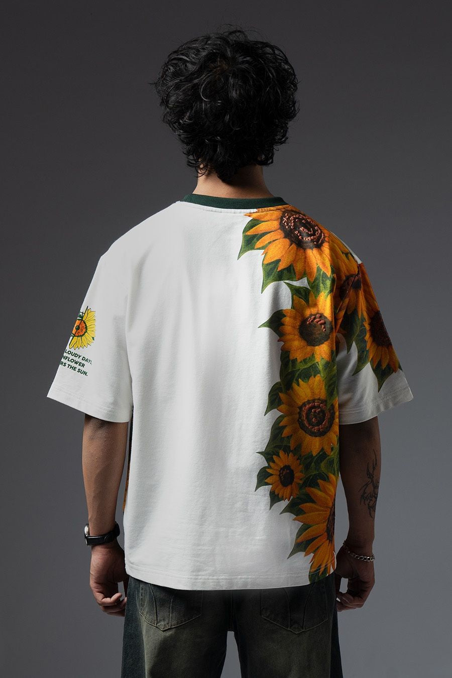 SurajMukhi White Tshirt