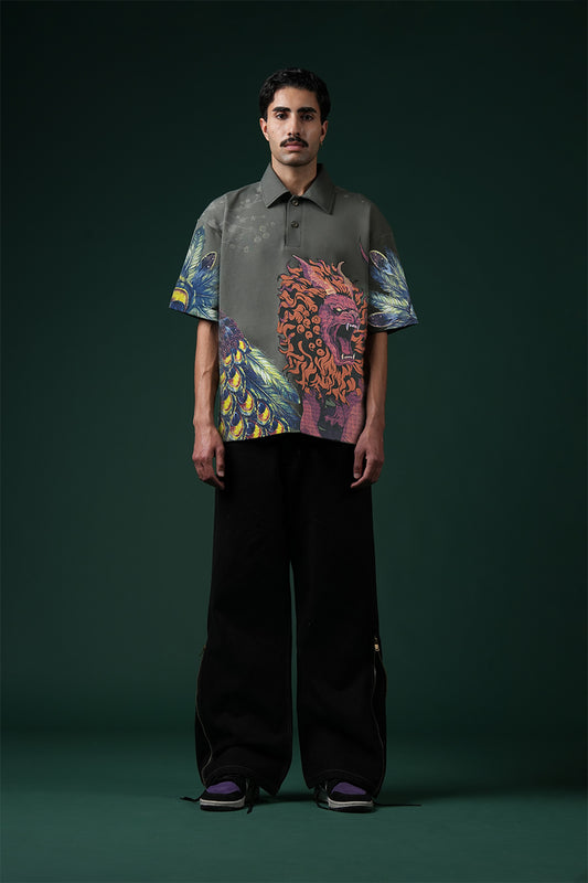 The Verdant Roar Polo T-shirt