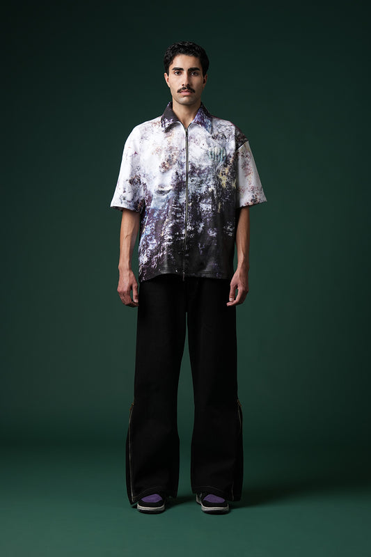 Sacred Ash Zipper Polo T-shirt