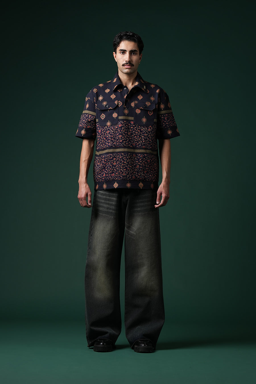 Jungle Glyph Polo T-shirt