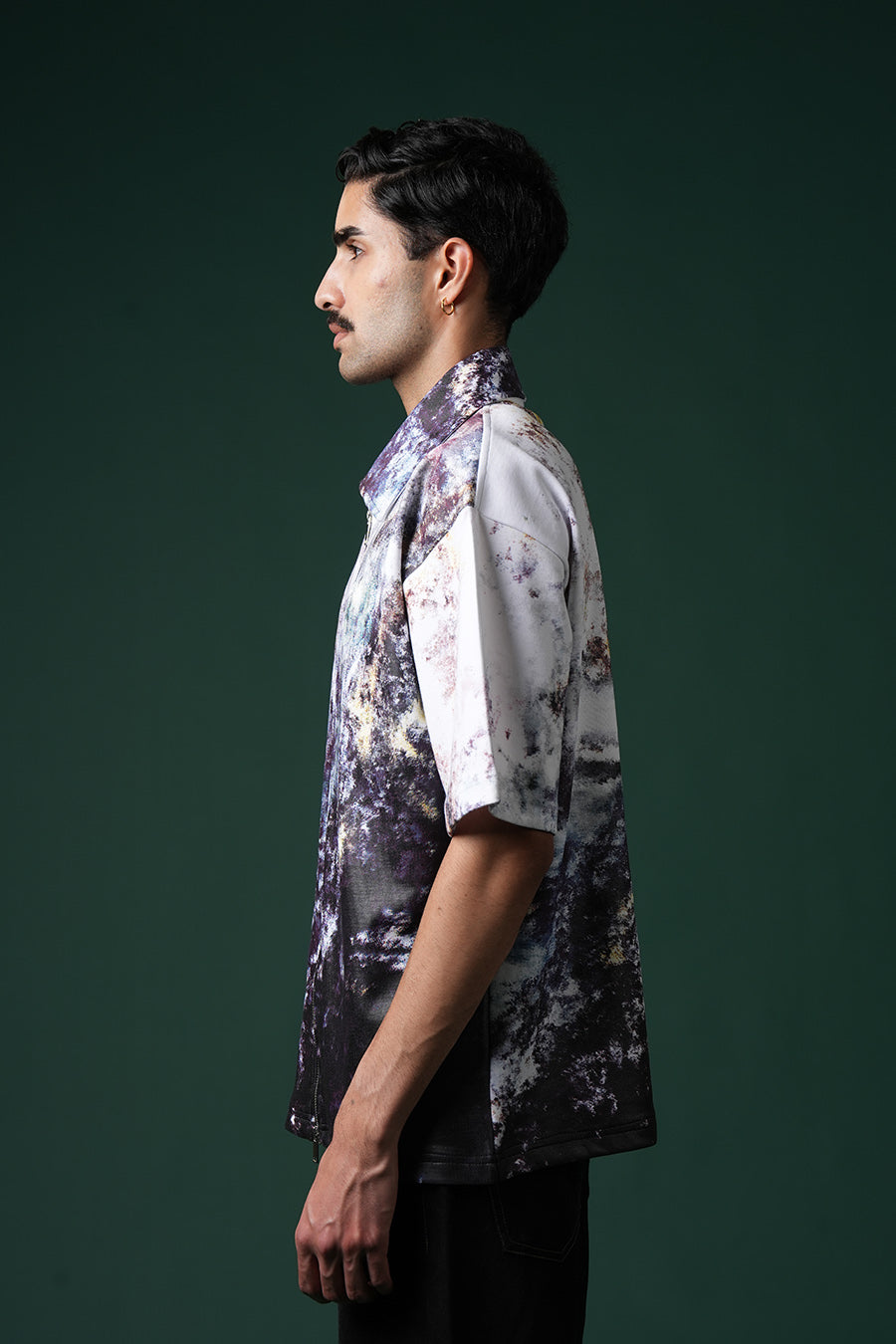 Sacred Ash Zipper Polo T-shirt