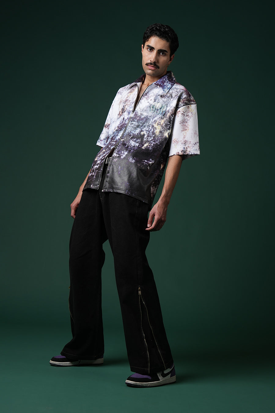 Sacred Ash Zipper Polo T-shirt