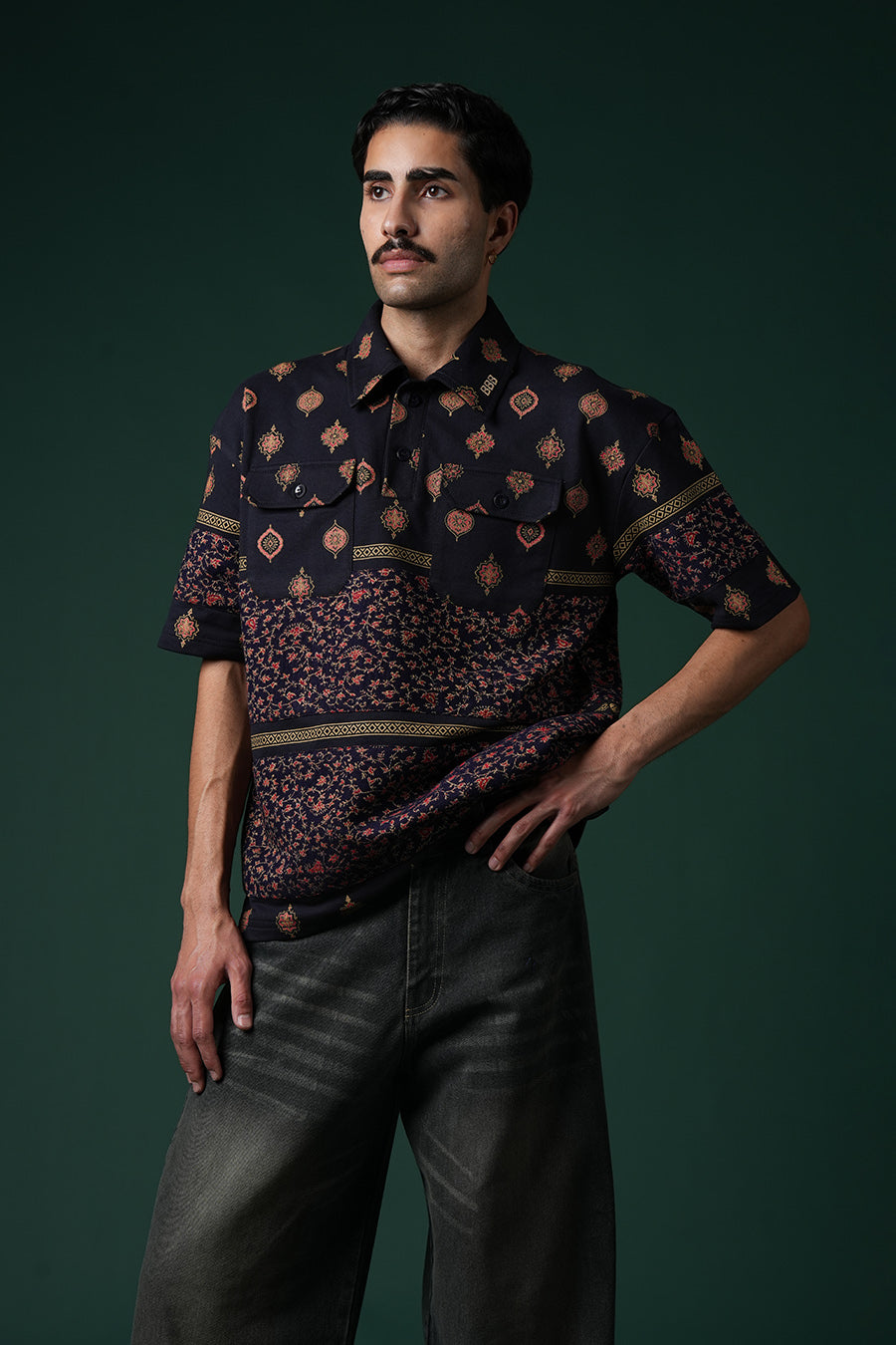 Jungle Glyph Polo T-shirt