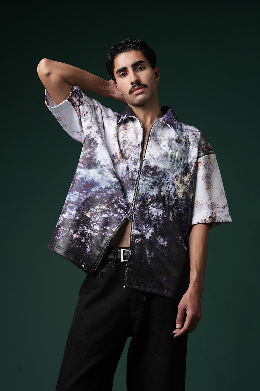 Sacred Ash Zipper Polo T-shirt