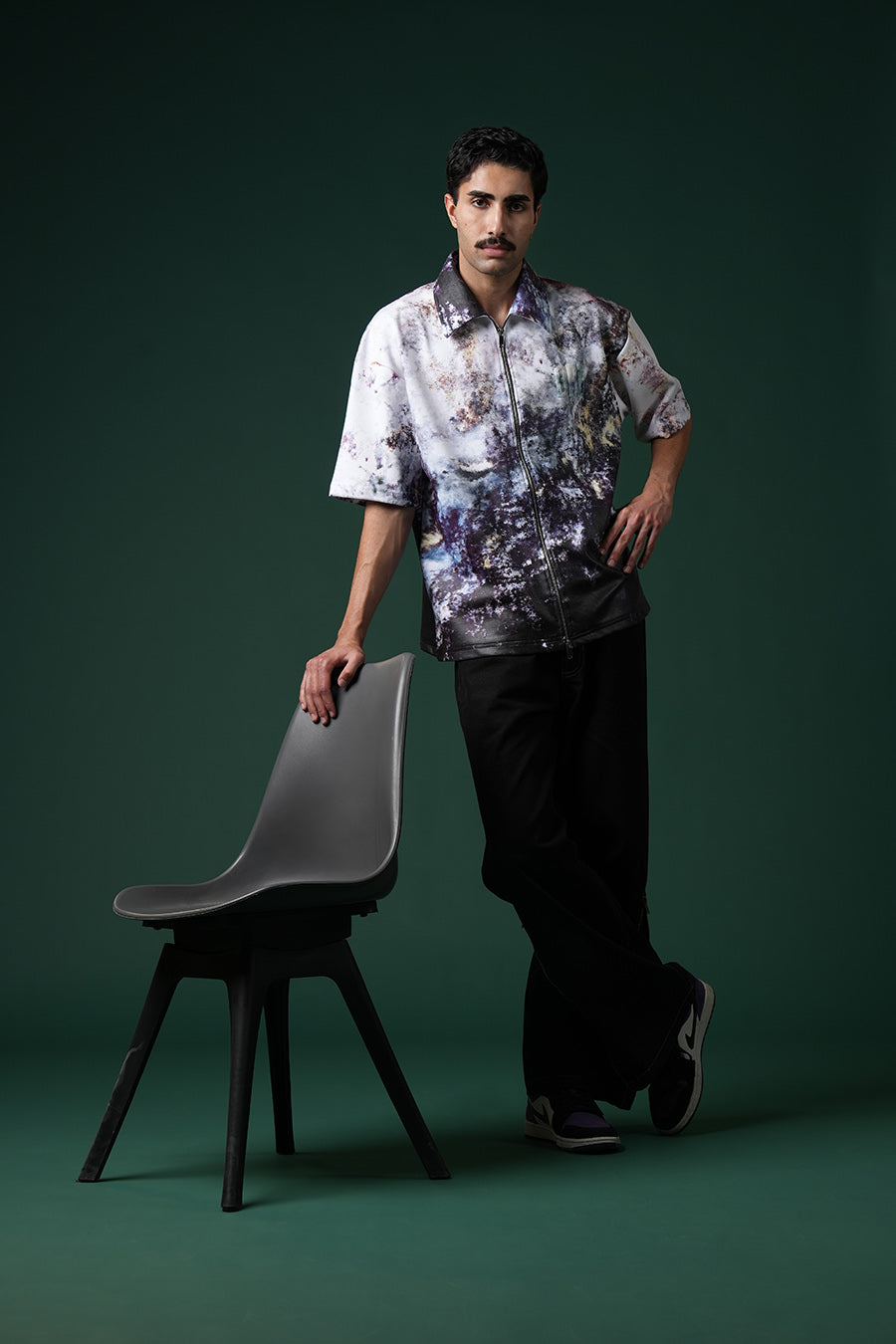 Sacred Ash Zipper Polo T-shirt