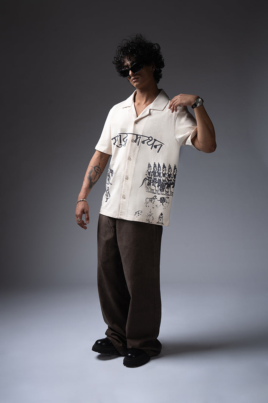 Samudra Manthan Bowling Shirt