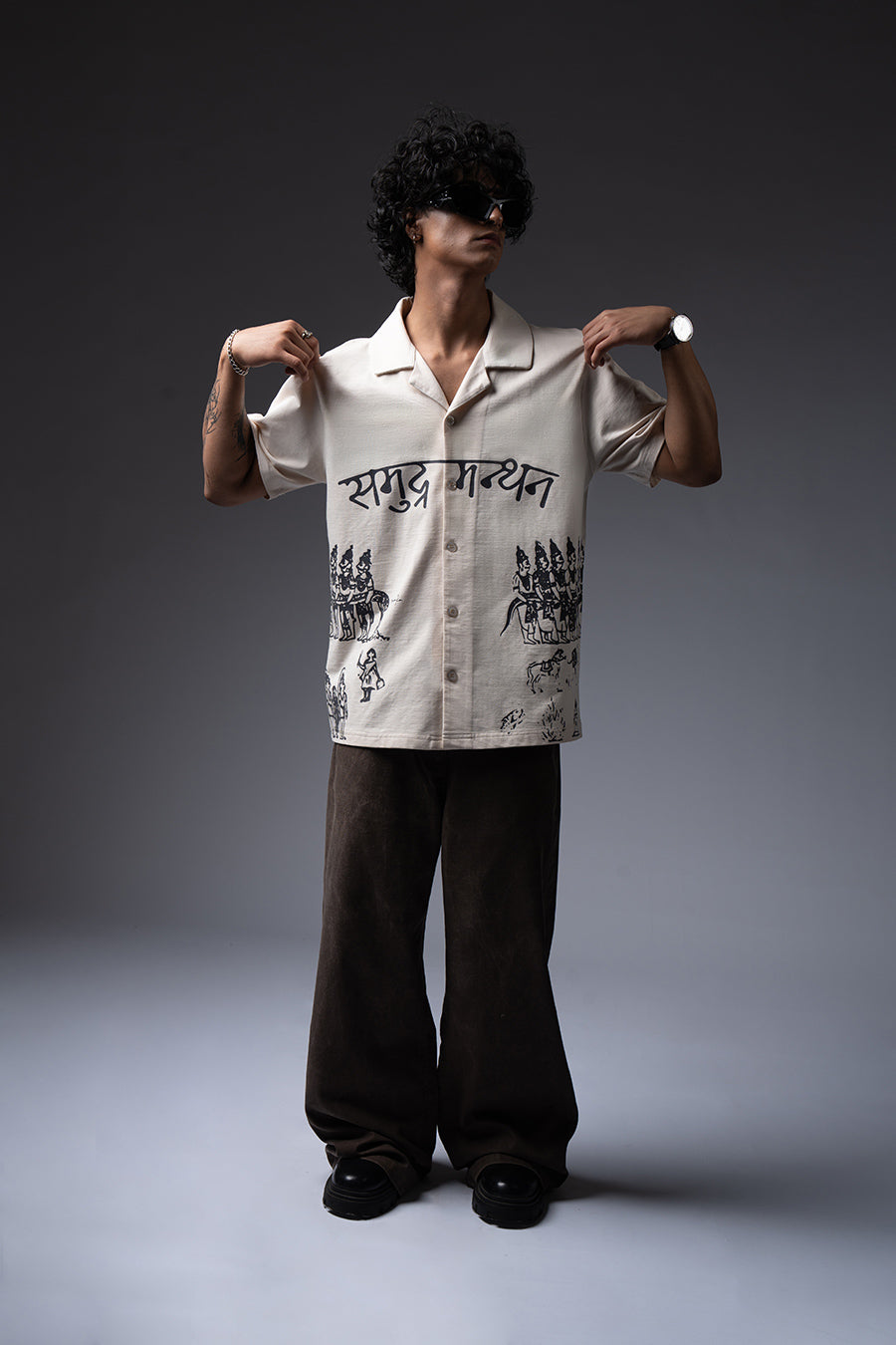 Samudra Manthan Bowling Shirt
