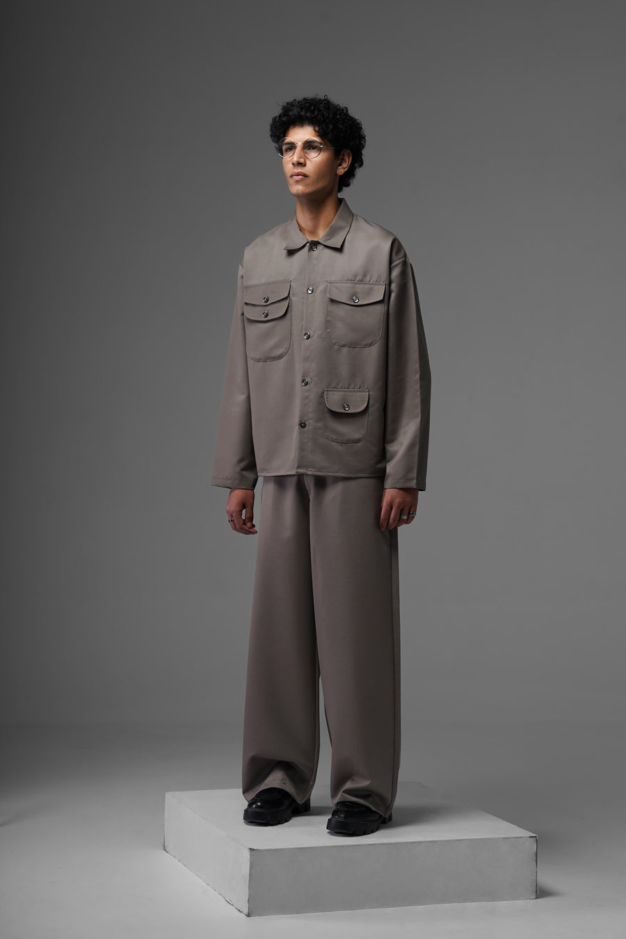 Serene Stride Taupe Set