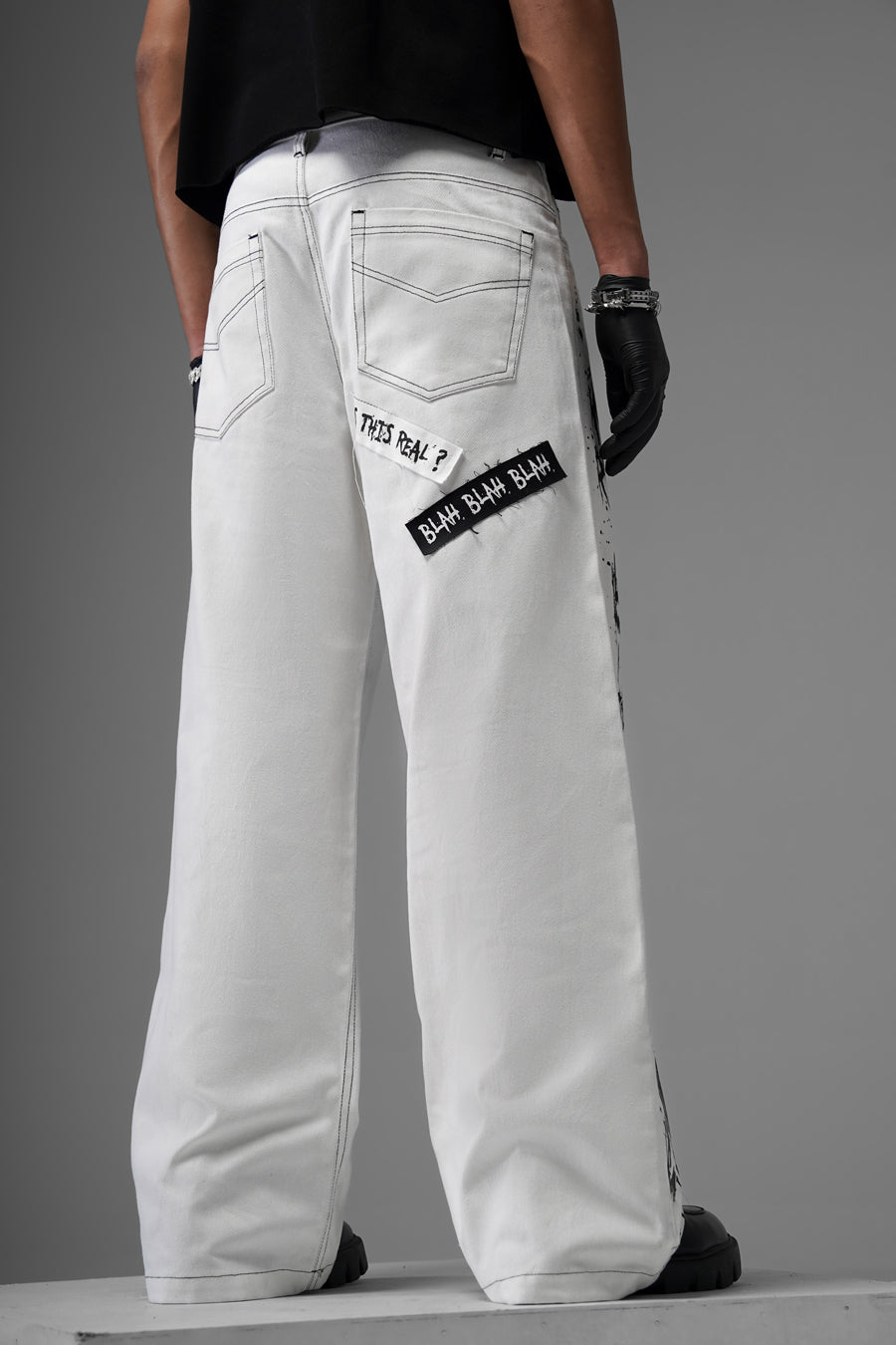 Expressionist White Denims