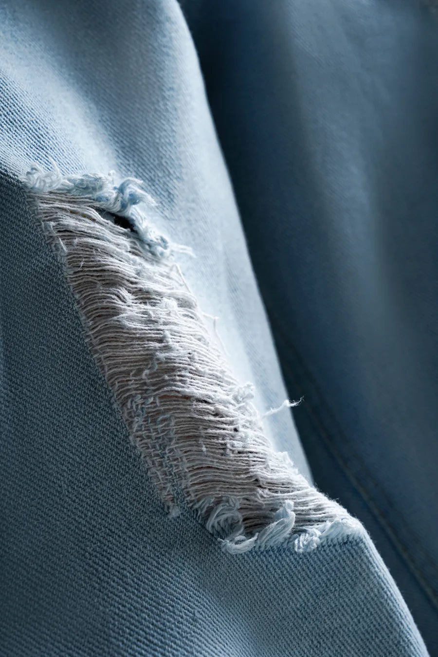 Loose Fit Ripped Denim Pants