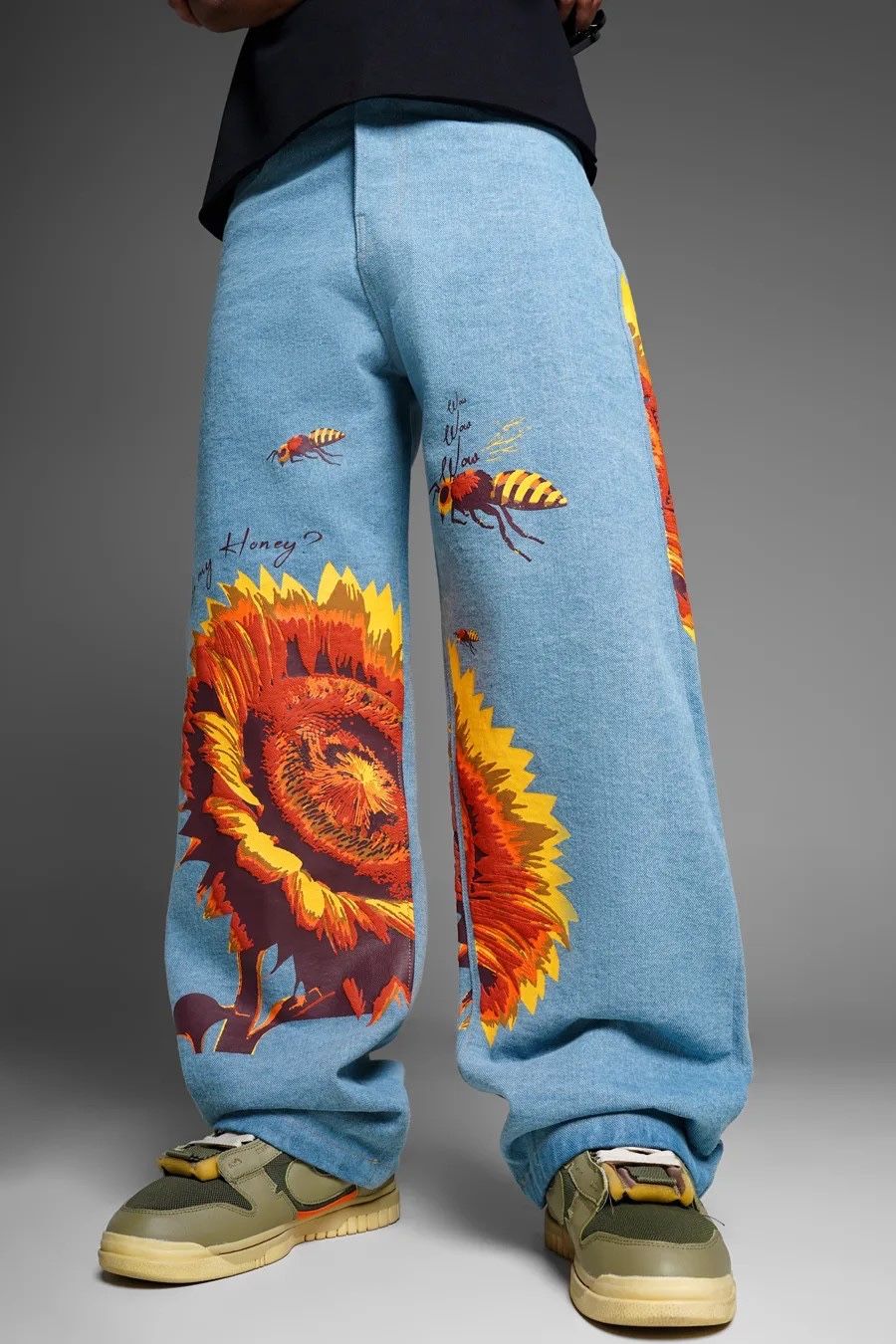 Sunflower Harmony Denim Pant