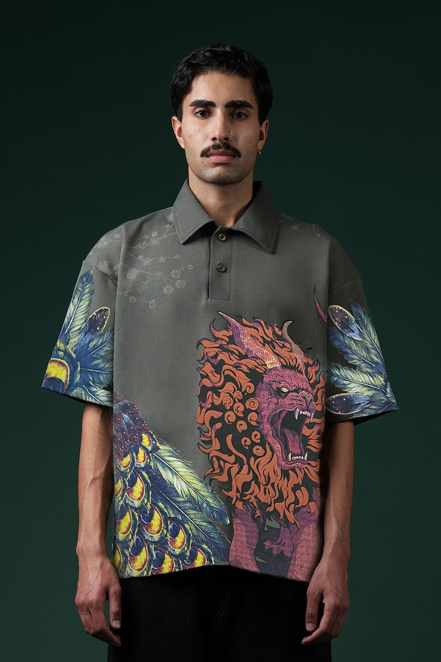 The Verdant Roar Polo T-shirt