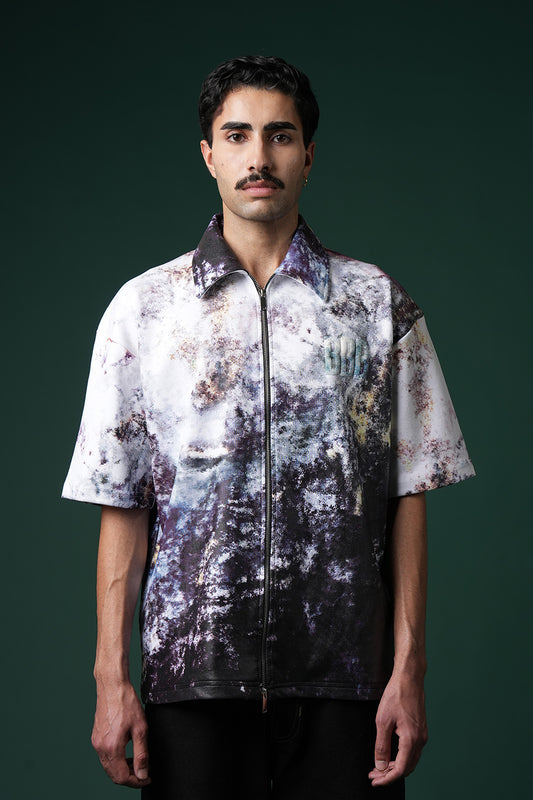 Sacred Ash Zipper Polo T-shirt