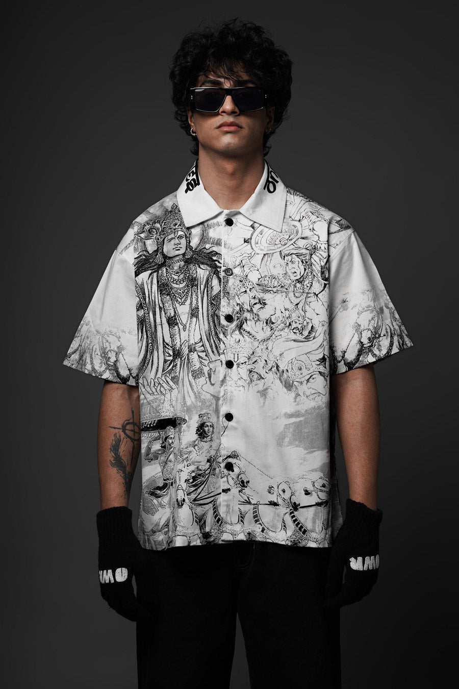 White Ranbhoomi Shirt