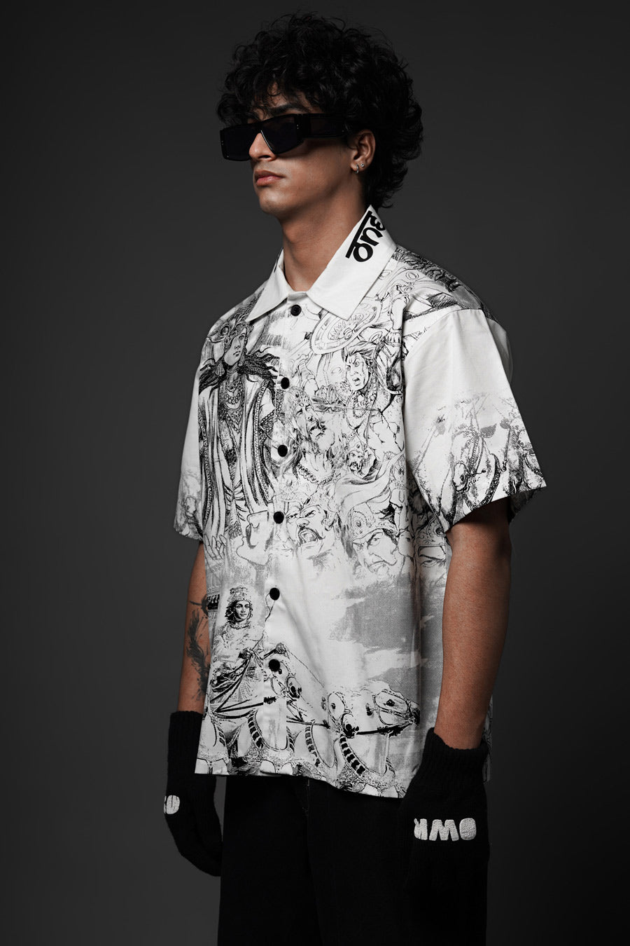 White Ranbhoomi Shirt