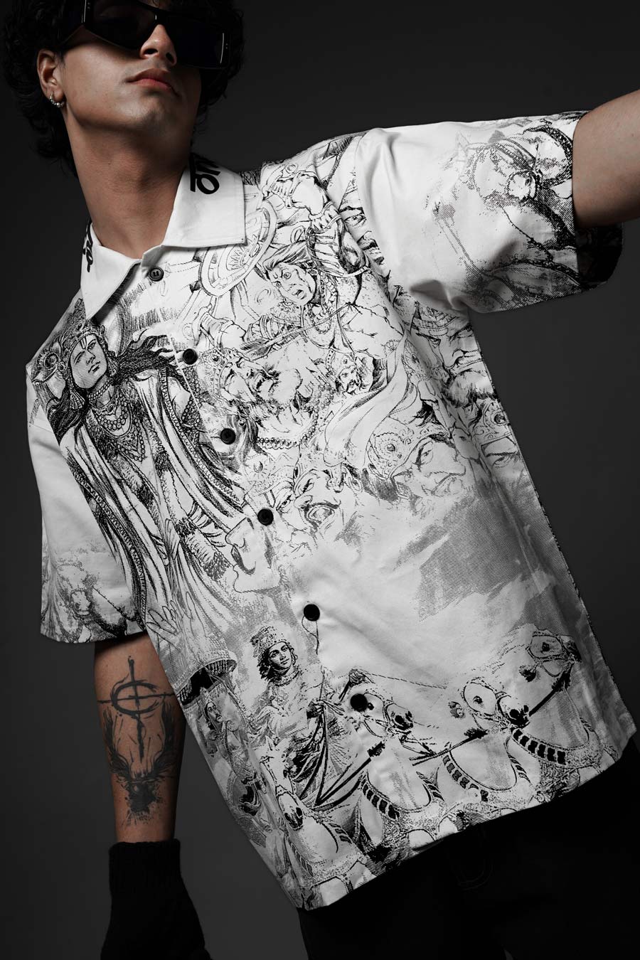 White Ranbhoomi Shirt