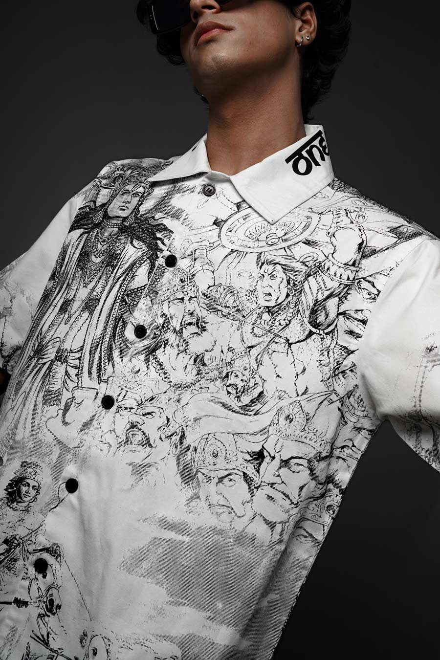 White Ranbhoomi Shirt