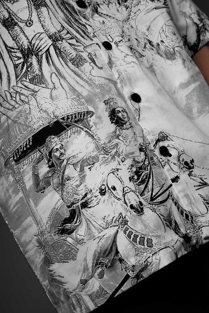 White Ranbhoomi Shirt