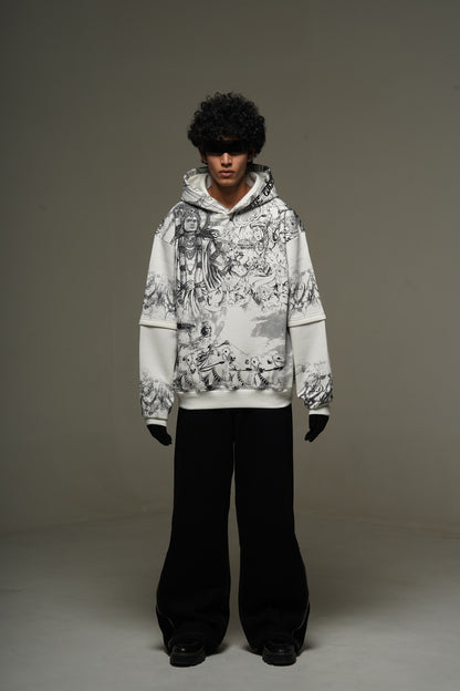 Sweatshirt White Ranbhoomi