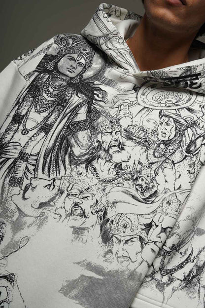 Sweatshirt White Ranbhoomi