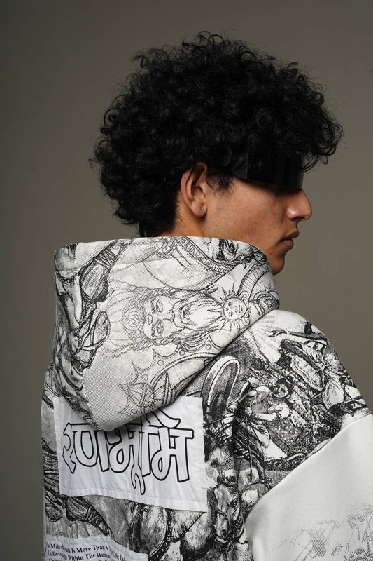 Sweatshirt White Ranbhoomi