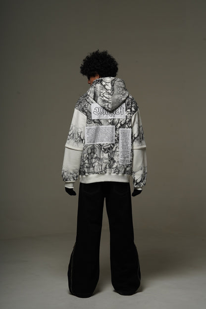 Sweatshirt White Ranbhoomi