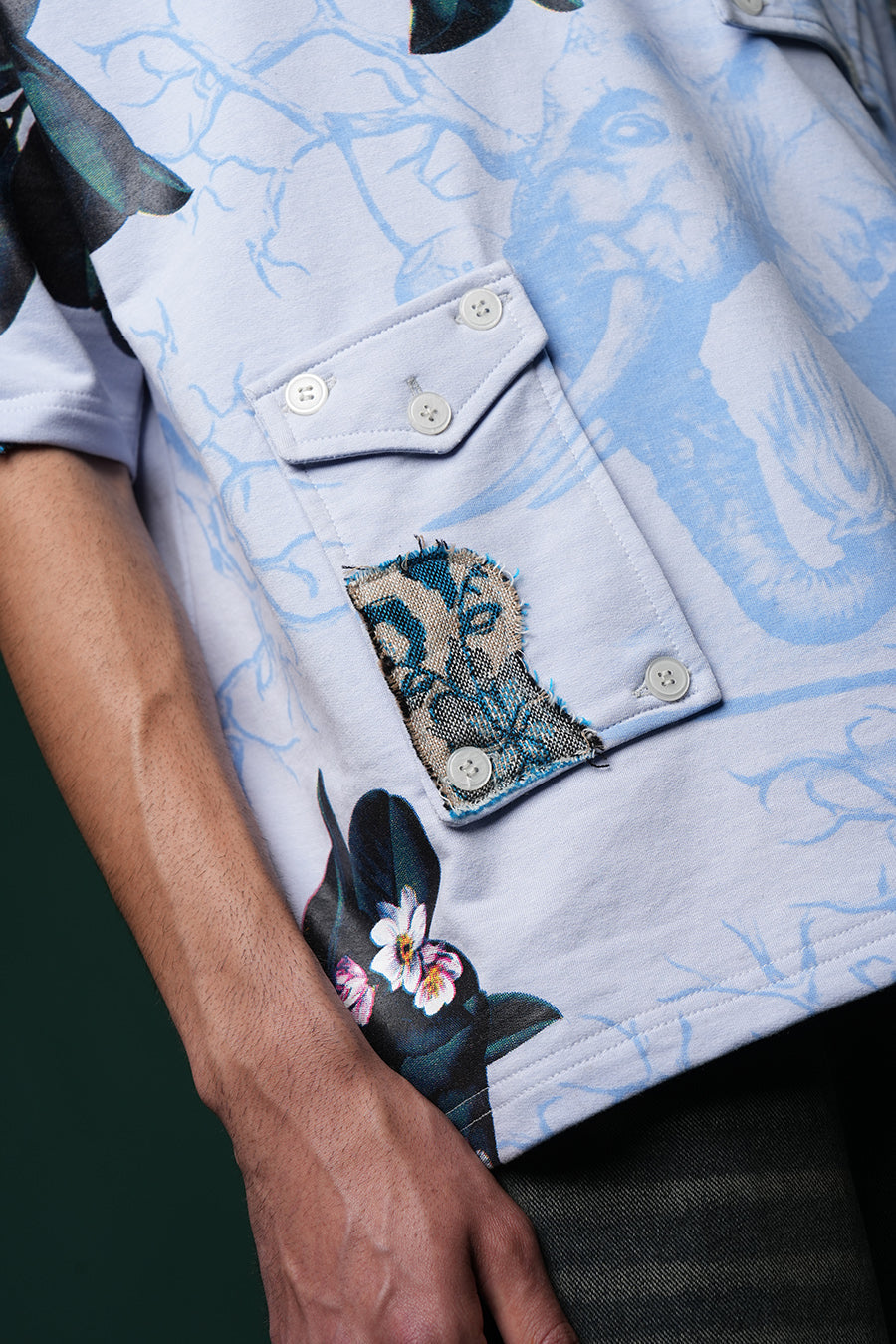 Neelvan Bloom Polo T-shirt