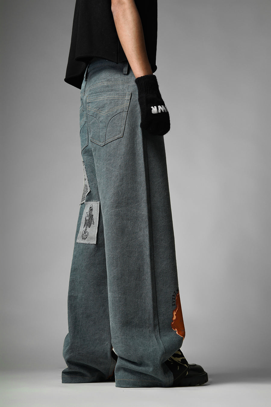 Mortality Grey Denims