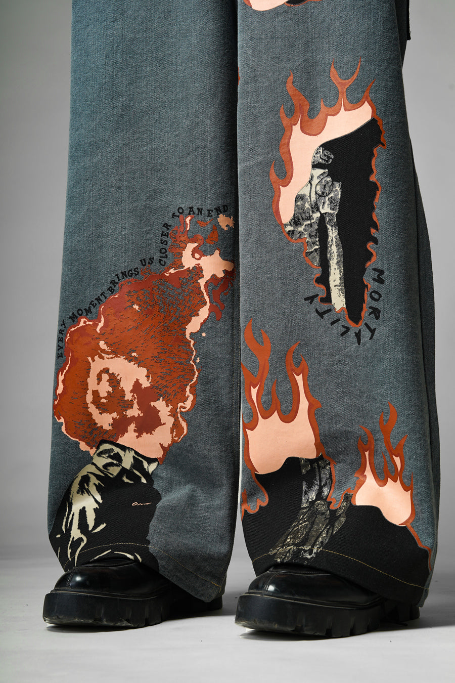 Mortality Grey Denims