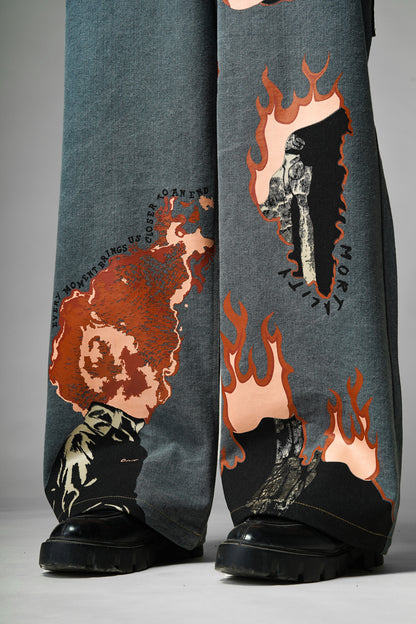 Mortality Grey Denims