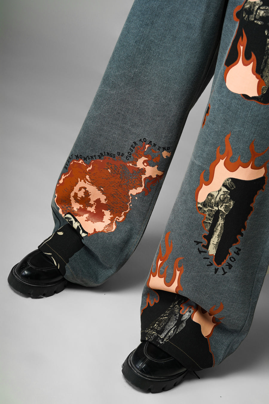 Mortality Grey Denims