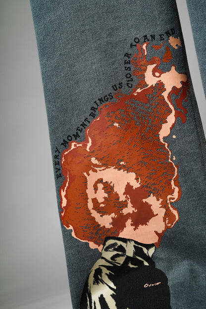 Mortality Grey Denims