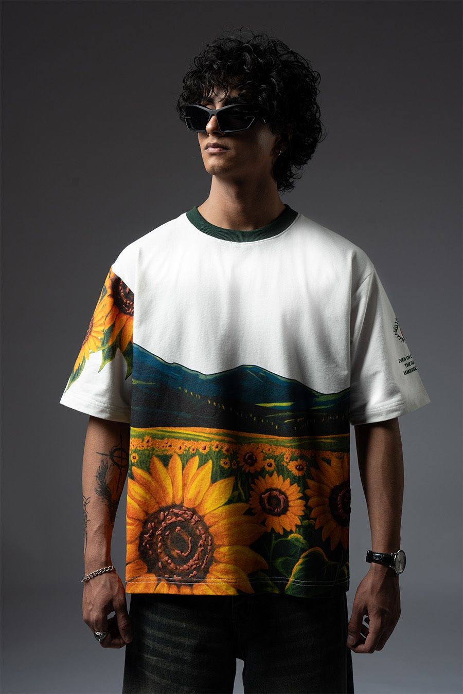 SurajMukhi White Tshirt