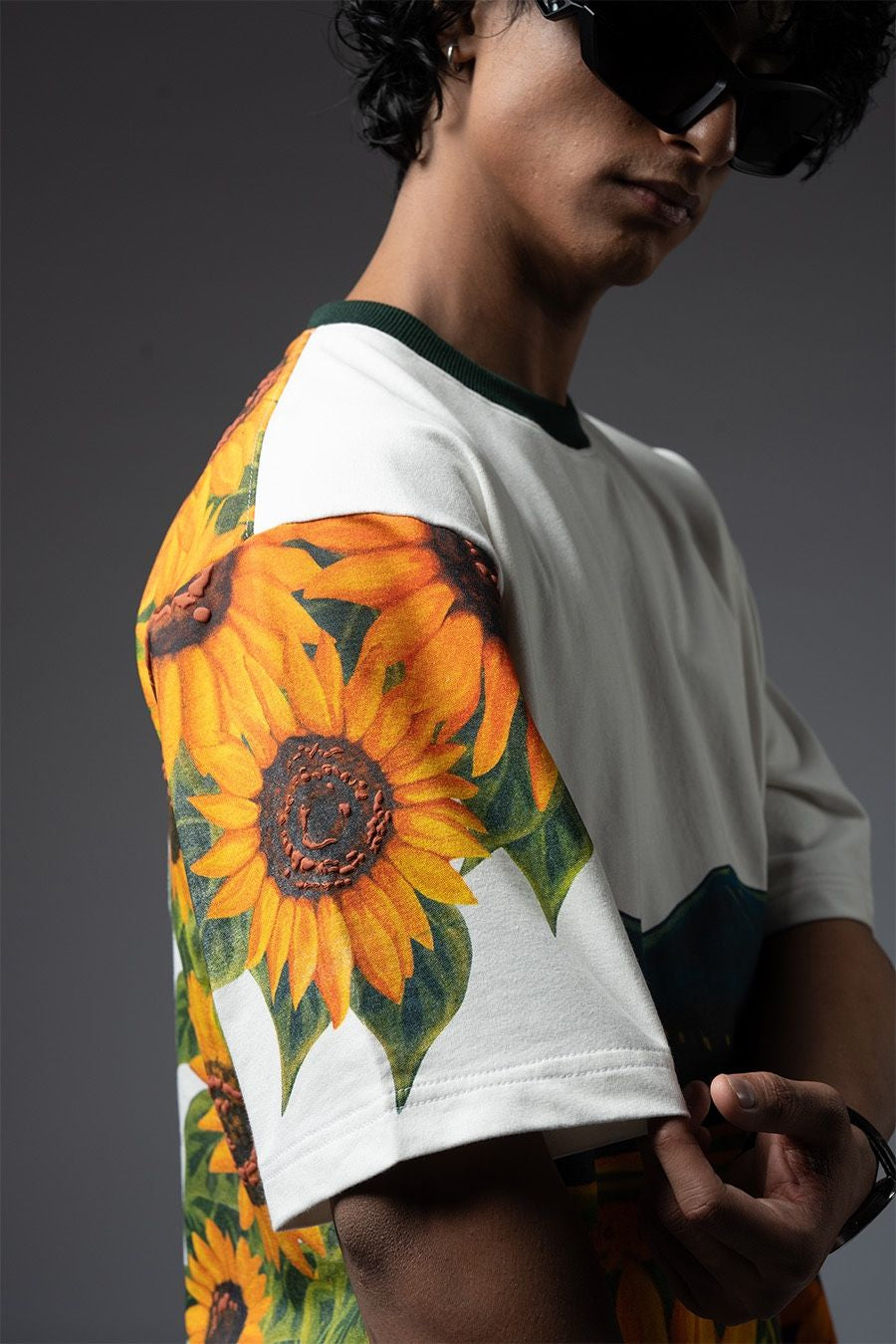 SurajMukhi White Tshirt