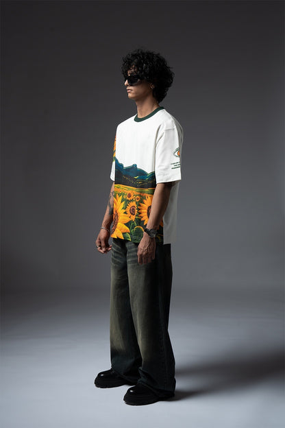 SurajMukhi White Tshirt