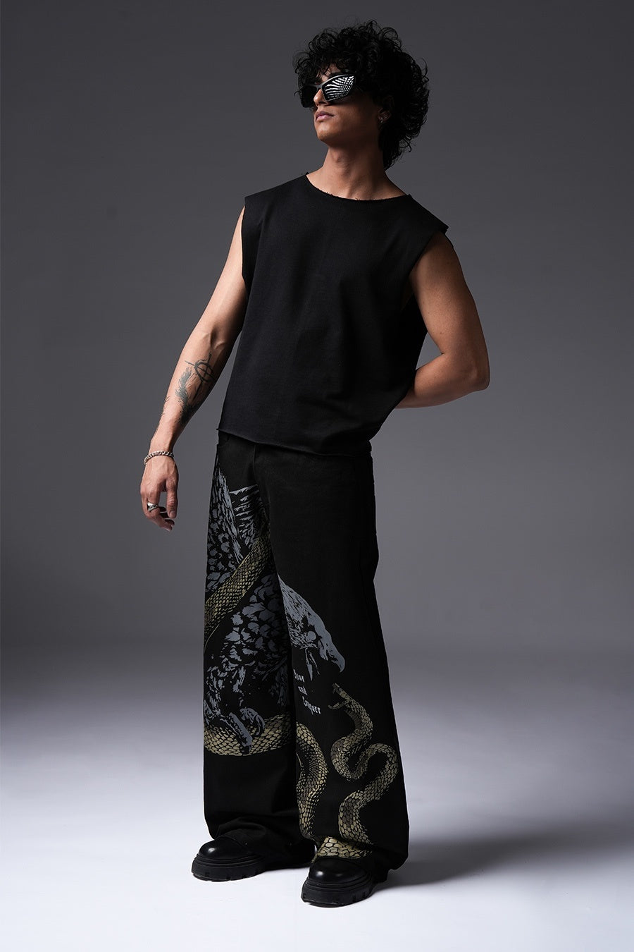 Rise and Conquer Black Denims